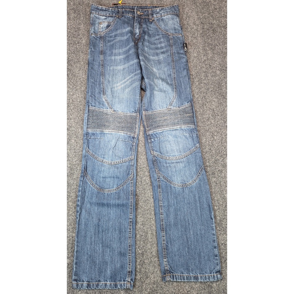 NEW AGVSport Apex Jeans 30x36 Blue Kevlar Lined Motorcycle Riding